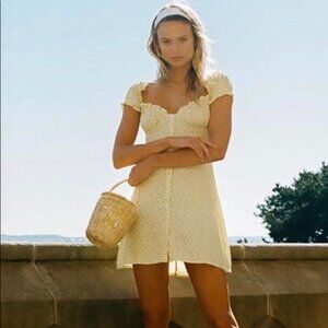 With Jéan Isabelle Dress Daisy Lemon XS